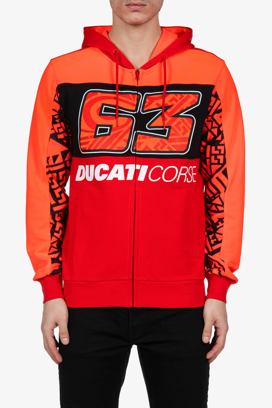 Hoodie 63 Bagnaia Ducati