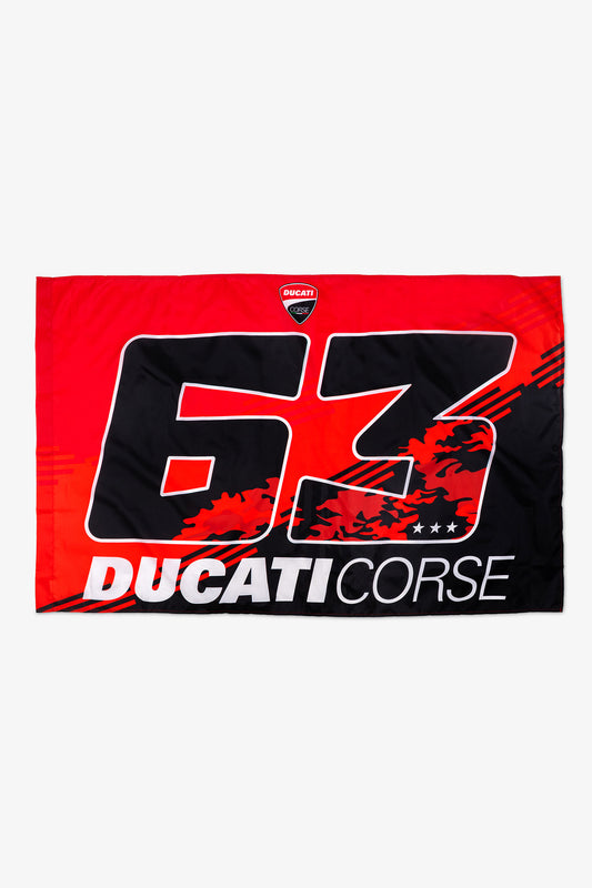 Bagnaia 63 Ducati Corse Flag