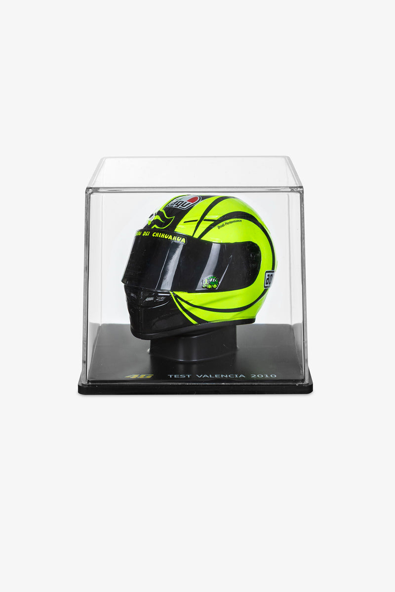 Valentino Rossi – Tous Mes Casques Test Valencia 2010 100ème Sortie