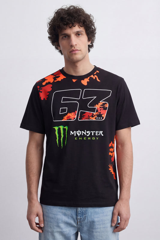 T-Shirt Bagnaia Monster Energy 63