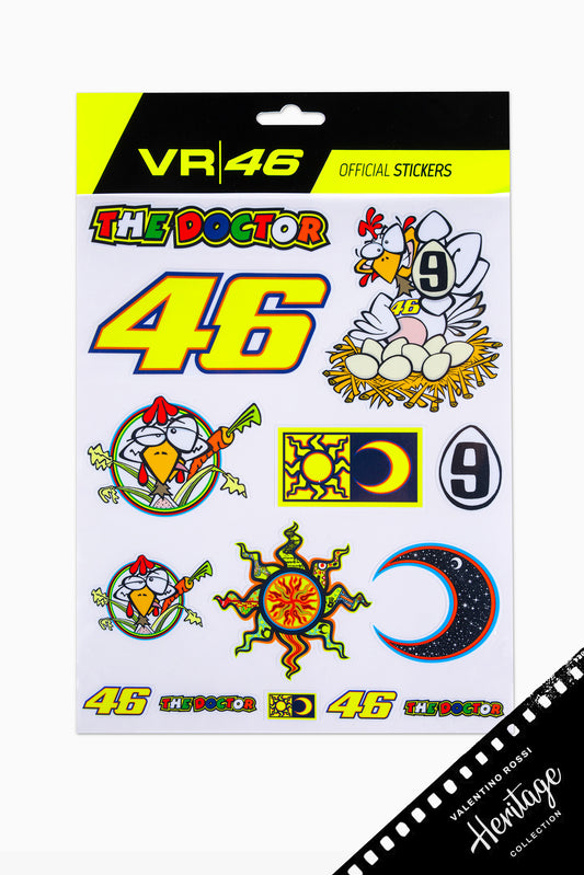 Old Hen 46 Heritage Large Sticker Set