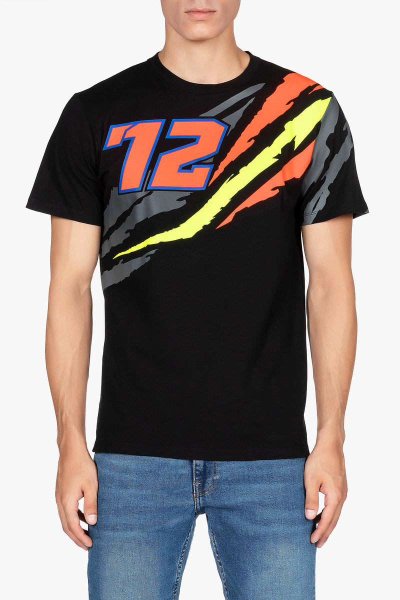 PRORACER MotóGP T-Shirt Herren - Bezzecchi 72 Aprilía Fans Replik 2025 | 100% Synthetik