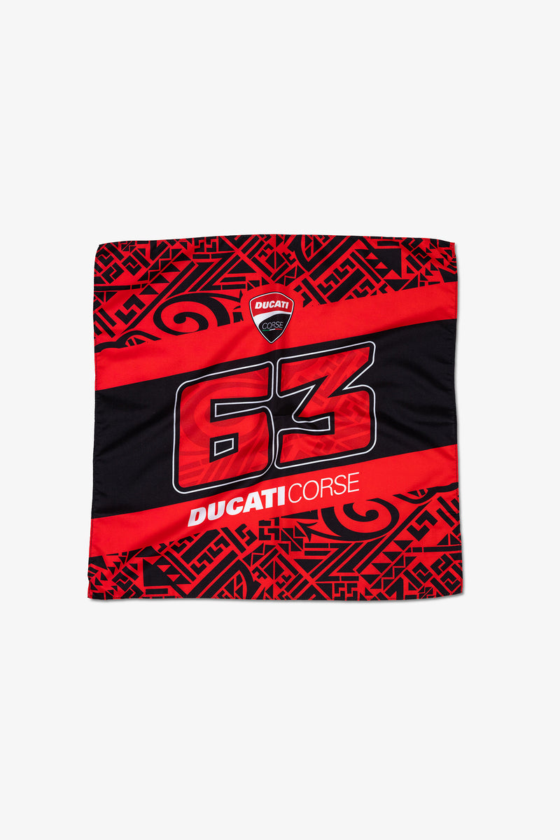 T-shirt Ducati Bagnaia 63 Pour Homme - Noir, Taille M, Collection Moto GP