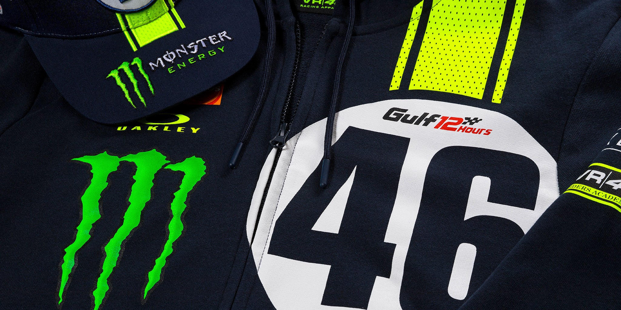 Casquette VR46 Abu Dhabi Monster Energy Team Officiel MotoGP