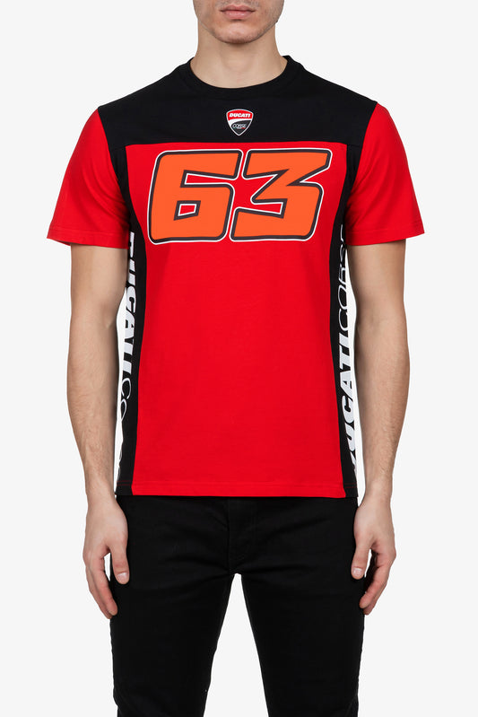 T-Shirt 63 Bagnaia Ducati