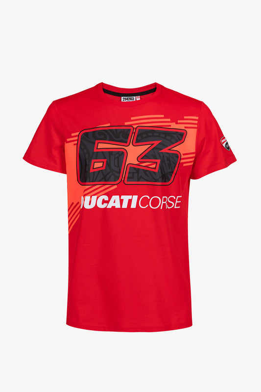 T-Shirt 63 Ducati Corse Bagnaia