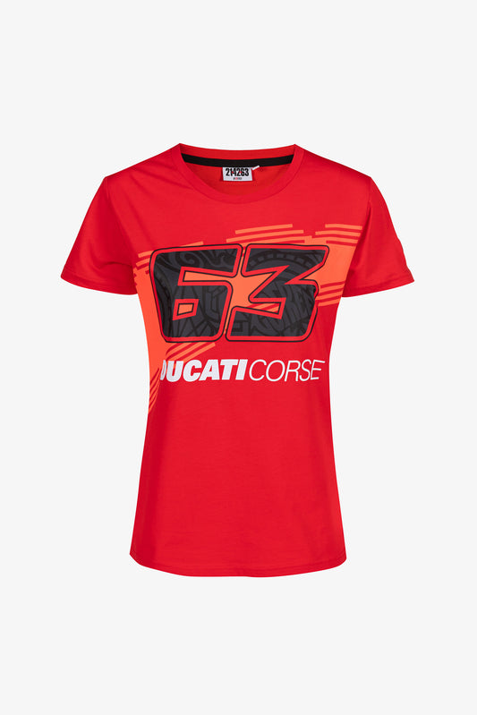 63 Bagnaia Ducati Corse Woman T-Shirt