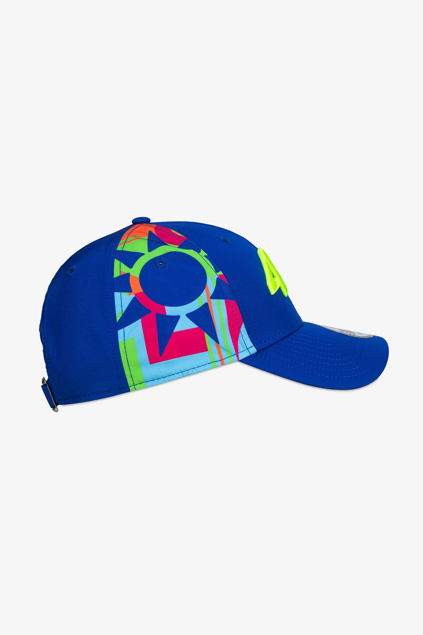 Casquette VR46 Valentino Rossi Officielle New Era - Bleue, Réglable, Réflective - Neuf Avec étiquettes