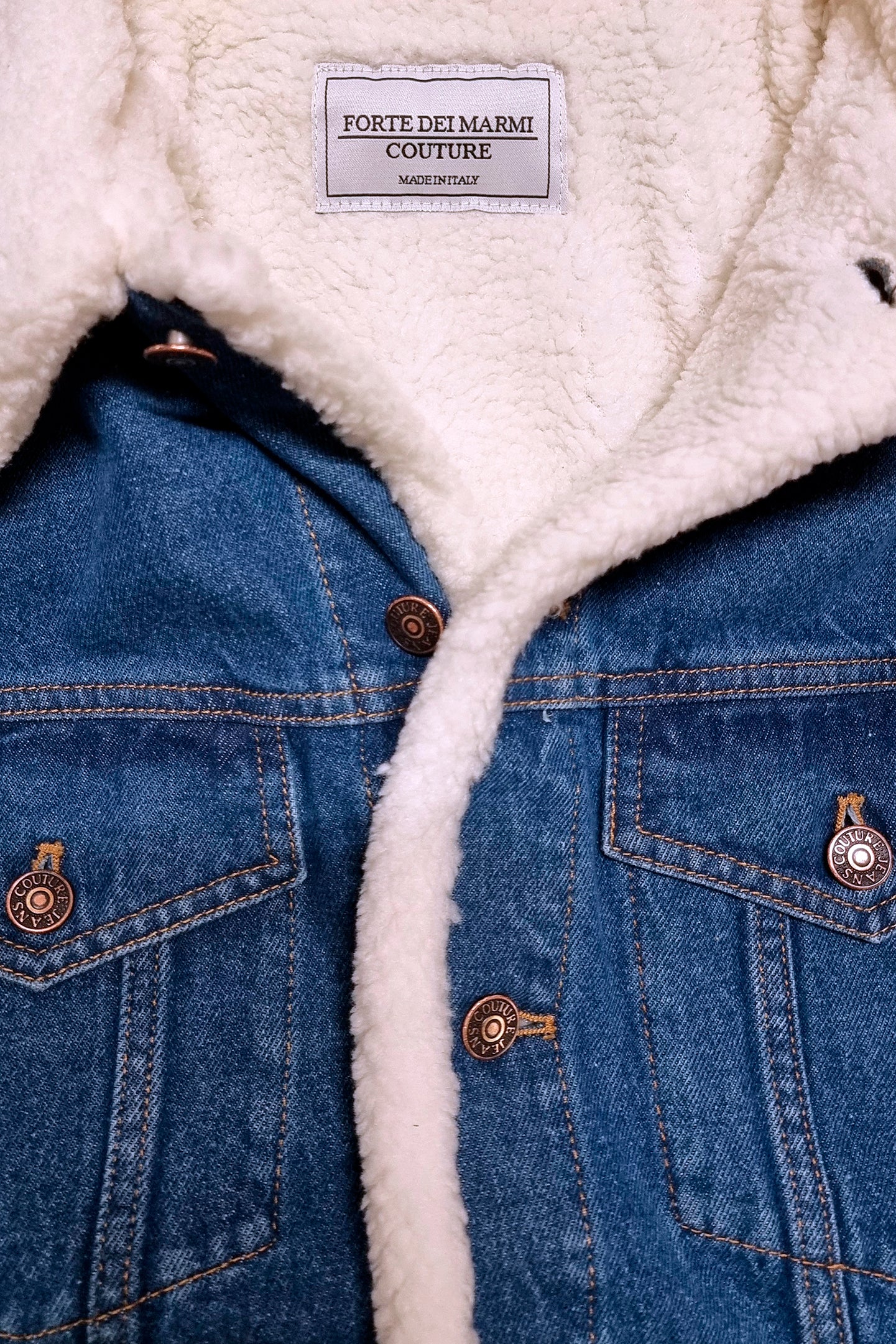 46 Jacket Miss Fortysix Rossi 46 Sherpa Trucker Jacket