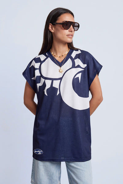ベンツボディ Miss Fortysix oversized sleeveless t-shirt