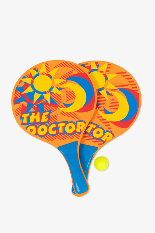 Sun Moon The Doctor beach racket set