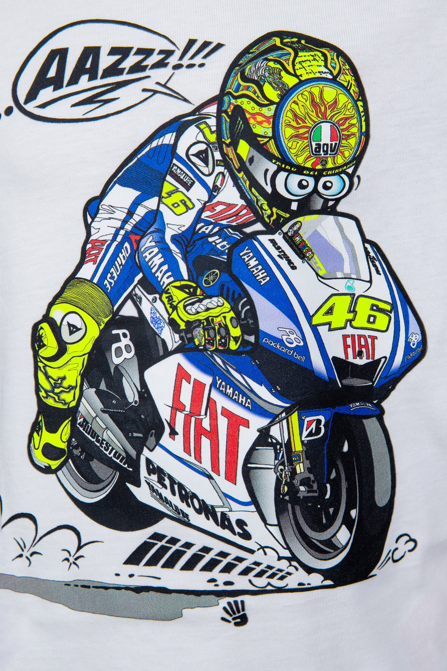 vr46 fahrradhelm Kid 46 Yamaha Heritage t-shirt