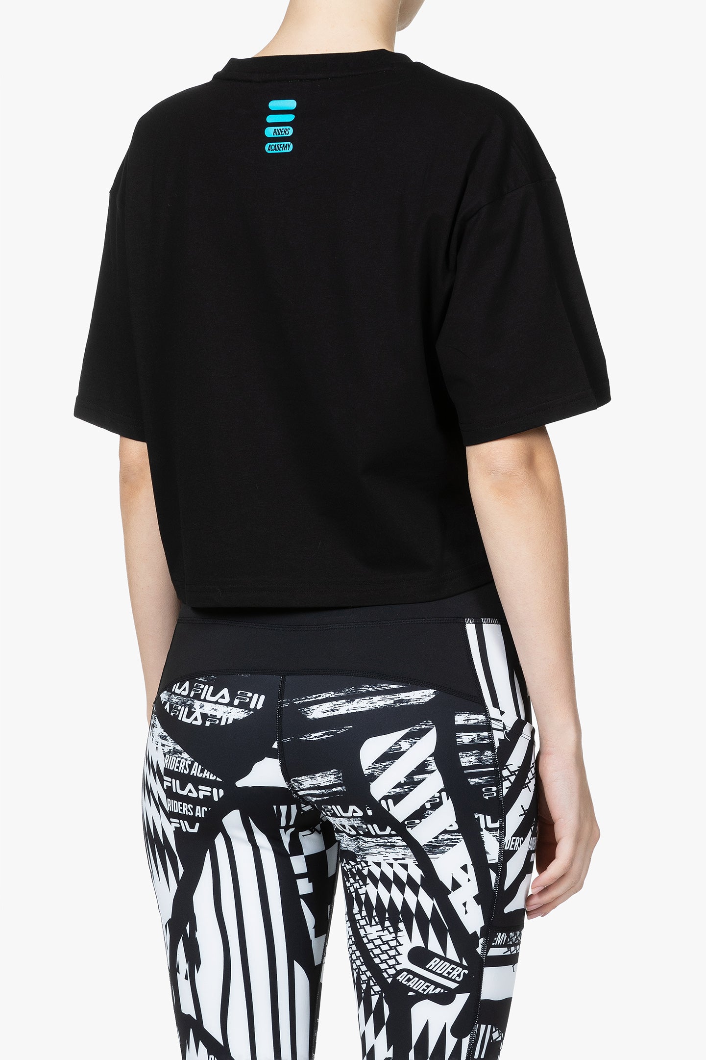 Woman Oversized Cropped Tee Fila VR46 Riders Academy