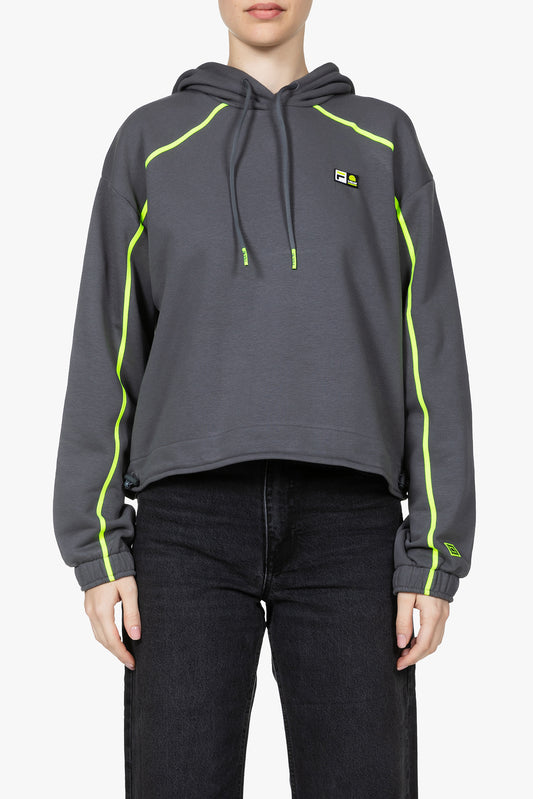 Woman Fila VR46 Riders Academy Cropped Hoodie