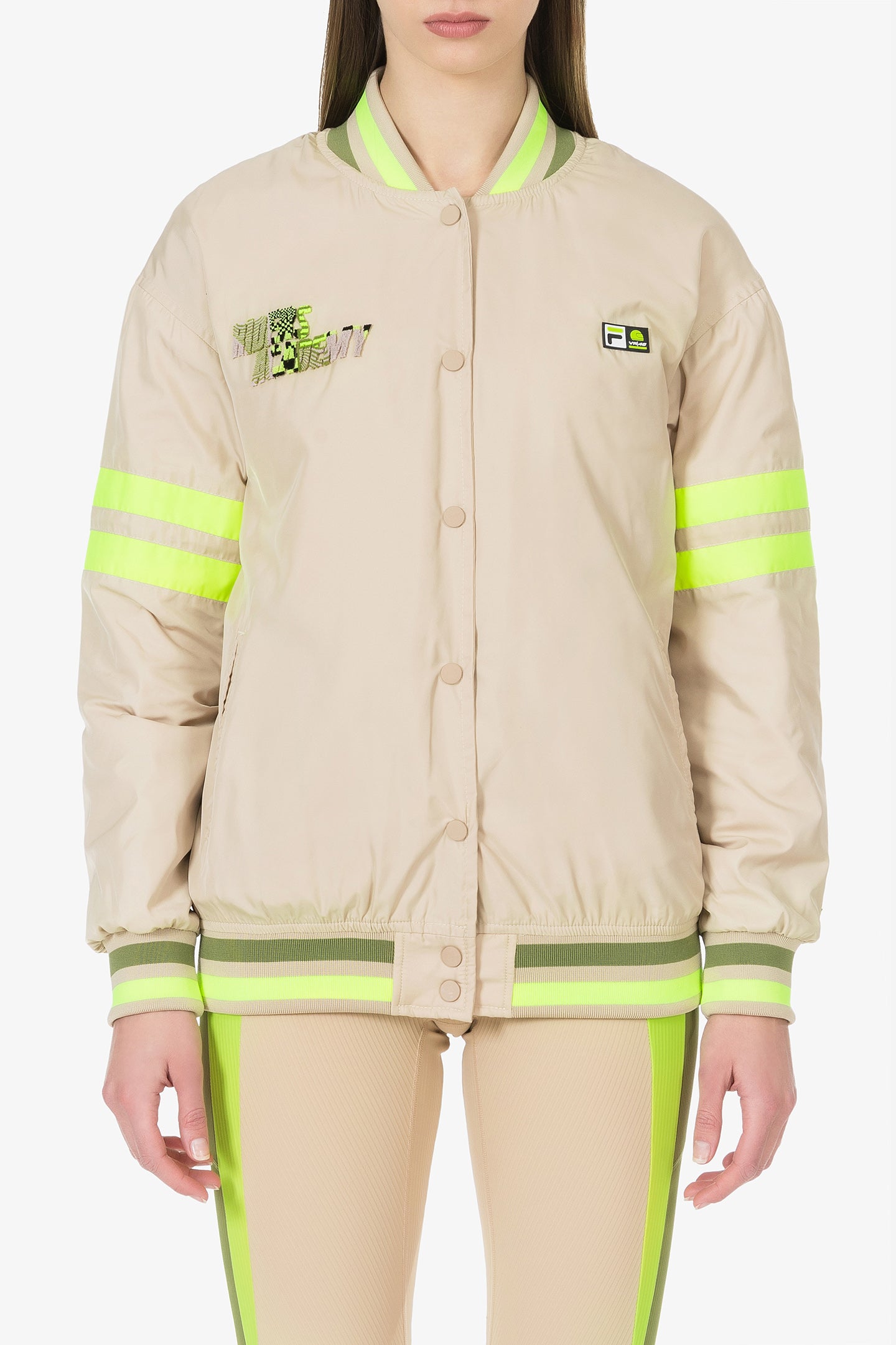 Woman Fila VR46 Riders Academy college Jacket