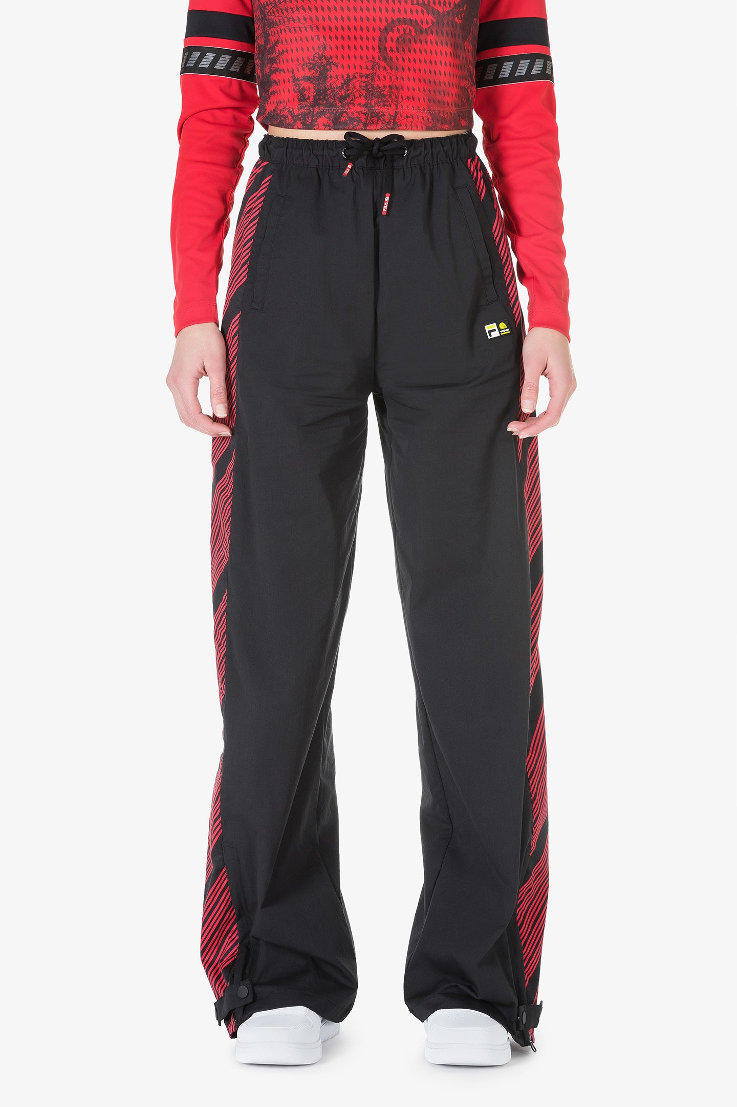 Pantaloni wide leg Fila VR46 Riders Academy donna