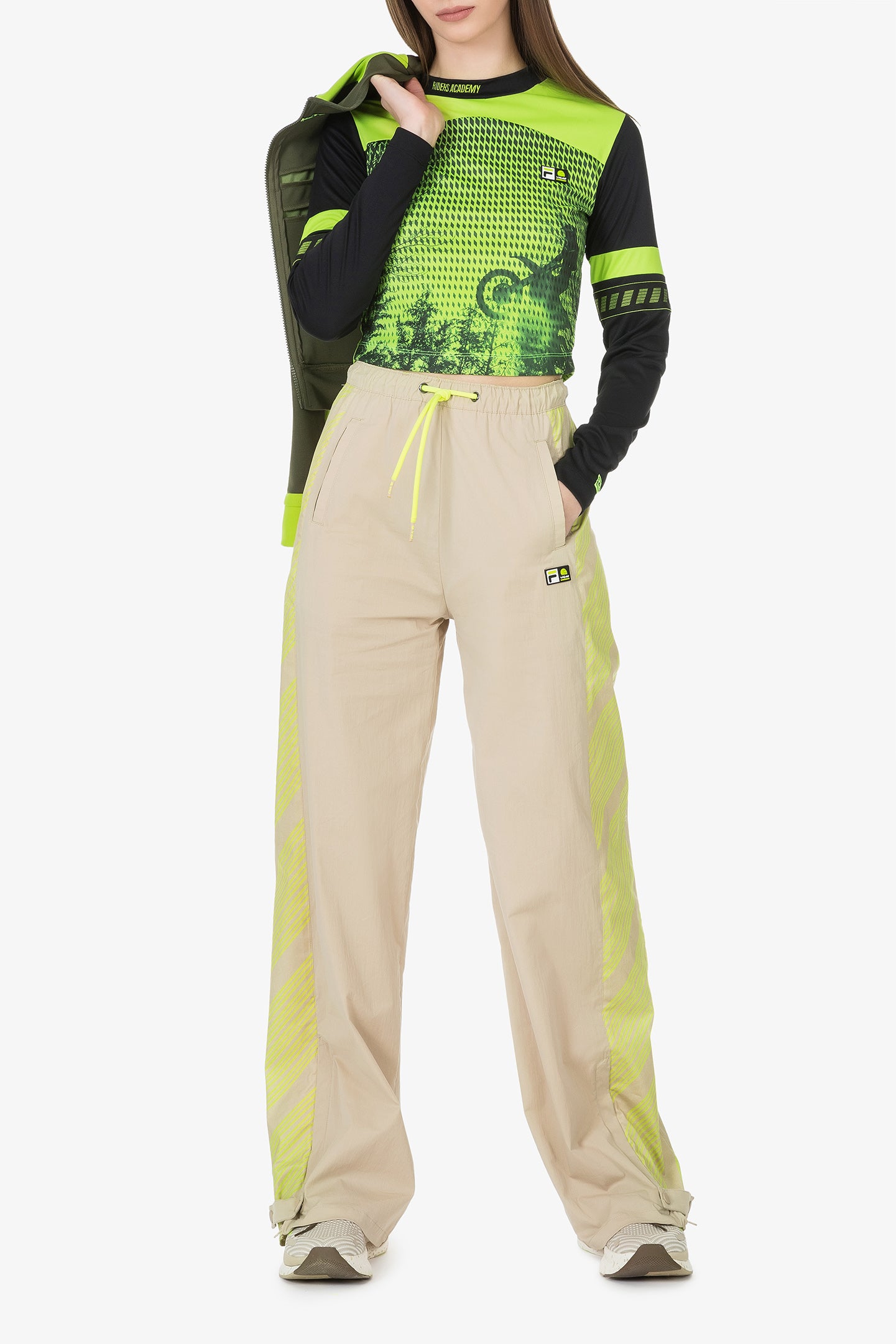 Woman Wide leg pants Fila VR46 Riders Academy1