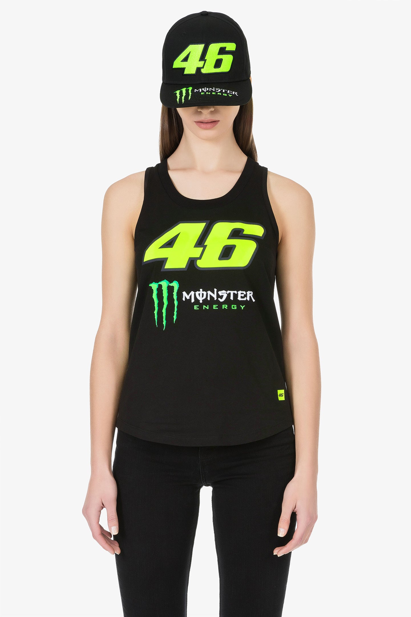 Canotta Uomo Valentino Rossi Con Numero 46 - Cotone E Poliestere, Giallo Fluoro - Foto 4